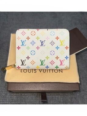 Louis Vuitton Murakami multicolor zippy coin purse wallet